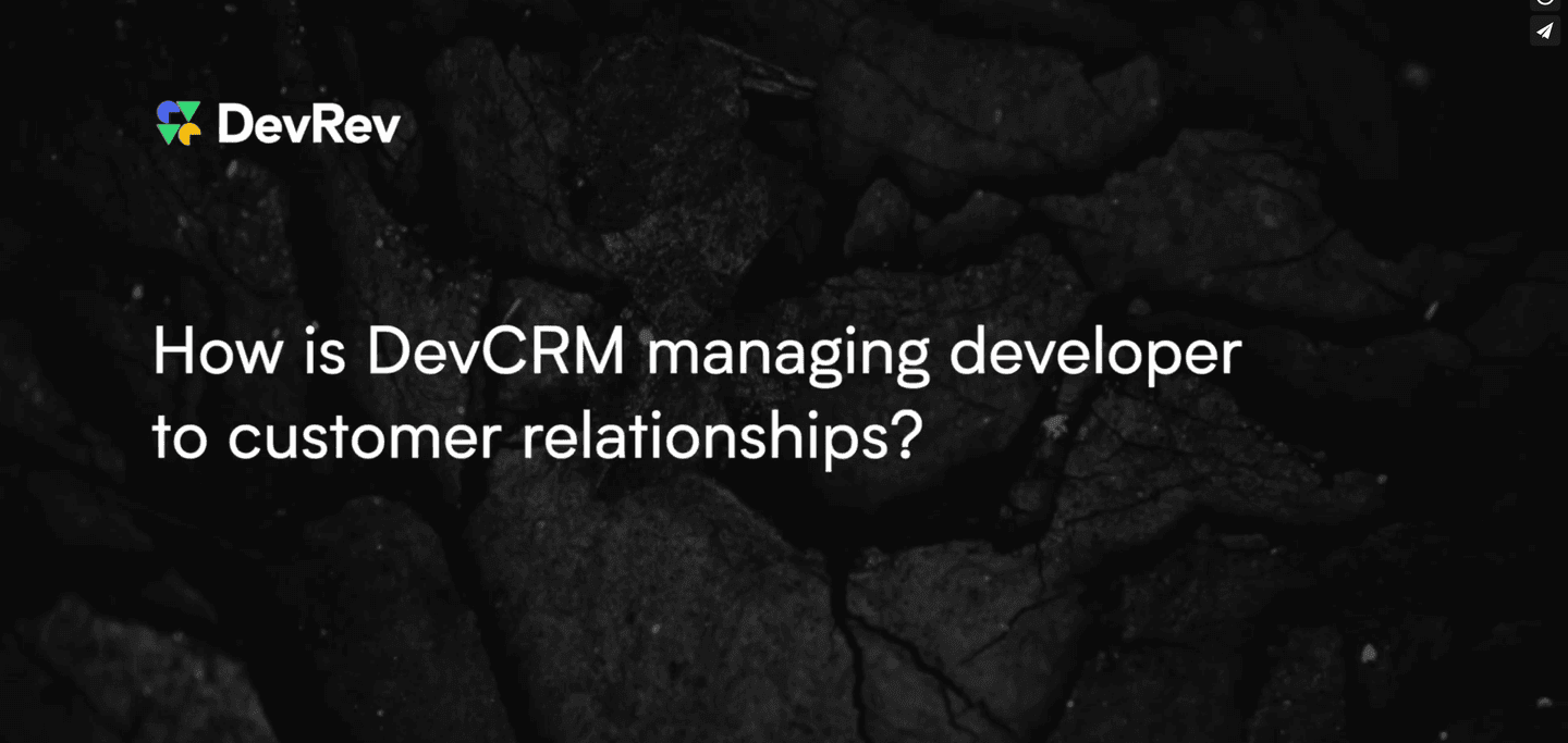 How can a Dev CRM help manage developer-customer relationship?